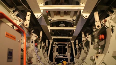 Tunnel Construction Stock Footage 34988355