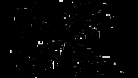 Tunnel Of Damage Data Stock Footage 142940102