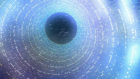 Tunnel dimension Stock Footage 88055993