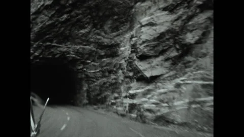 Tunnel Drive 1950 Stock Footage 152920269