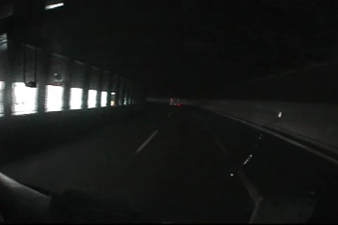 Tunnel drive Stock Footage 70152