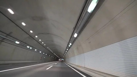 Tunnel drive Stock Footage 84844904