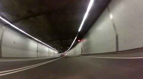 Tunnel Driving Timelpase Vidéo 11777579