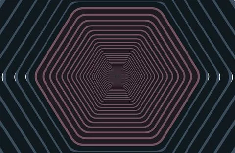 Tunnel effect abstract Stock Illustration