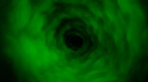 Tunnel effect - green screen Video stock 43628787