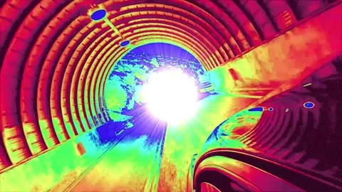 Tunnel Effects 2 Video stock 152262348