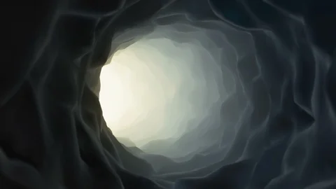 Tunnel Endless Fly-Through Stock Footage 100557714