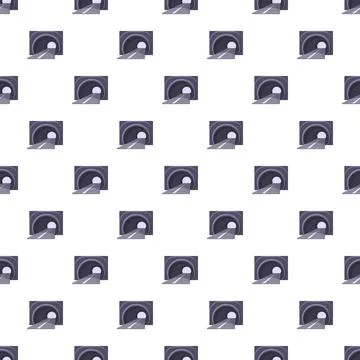 Tunnel entrance repeating pattern on white background 스톡 일러스트