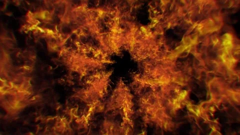 Tunnel of Fire Stock Footage 263309188