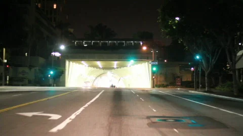 Tunnel Forward 720 Stock Footage 643574