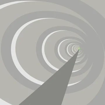Tunnel grey Иллюстрация