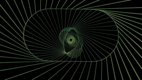 Tunnel Grid Fly Stock Footage 95178972