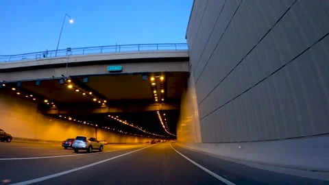 Tunnel by I-10 Stock Footage 142048006
