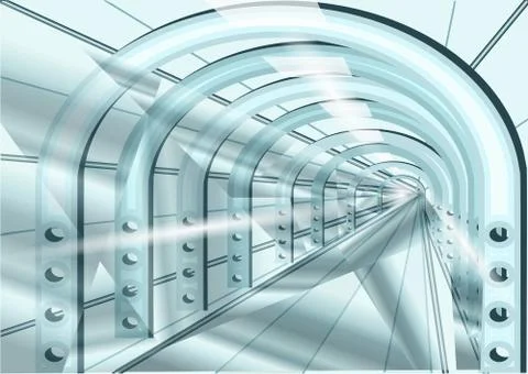 Tunnel Stock Illustration