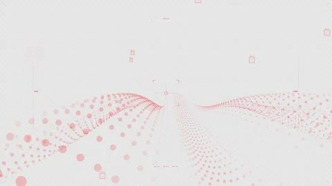 Tunnel Internal View: Red High-Security Terminal LiDAR Stock-Footage 333846917