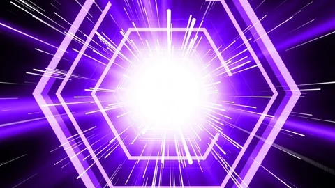 Tunnel of light abstract digital motion background Stock Footage 88947768