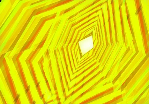 Tunnel light lines abstract background Stock Illustration