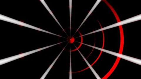 Tunnel light motion Stock Footage 95262340