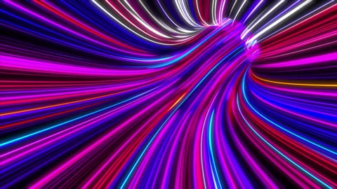 Tunnel Lighting Stock Footage 149337988