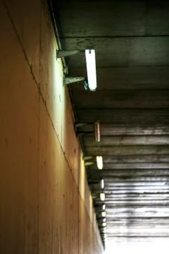 Tunnel lights Stock Photos