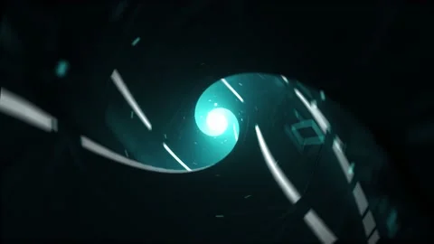 Tunnel Loop Animation Stock Footage 166830521