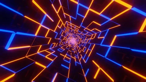 Tunnel Loop Stock Footage 158401485