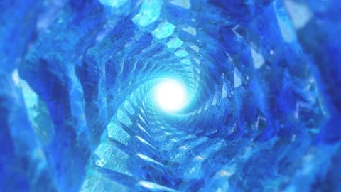 Tunnel Material Animation CG Ice 動画素材 239719725