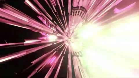 Tunnel motion Abstract background  Royal multicolor backdrop pattern Stock Footage 340183428
