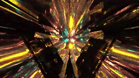Tunnel motion Abstract background  Royal multicolor backdrop pattern Stock Footage 340183434