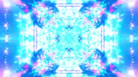 Tunnel motion Abstract background  Royal multicolor backdrop pattern Stock Footage 340185740