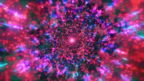 Tunnel motion Abstract background  Royal multicolor backdrop pattern Stock Footage 340185931