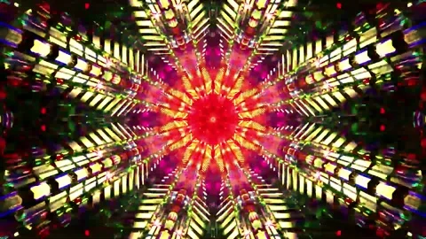 Tunnel motion Abstract background  Royal multicolor backdrop pattern Stock Footage 340186192
