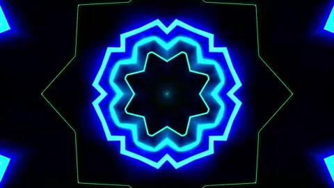 Tunnel motion Abstract background  Royal multicolor backdrop pattern Stock Footage 340186238