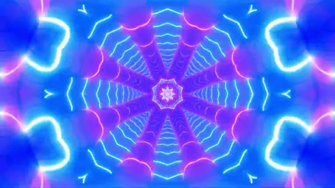 Tunnel motion Abstract background  Royal multicolor backdrop pattern Stock Footage 340186292
