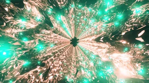 Tunnel motion Abstract background  Royal multicolor backdrop pattern Stock Footage 340186321