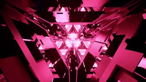 Tunnel motion Abstract background  Royal multicolor backdrop pattern Stock Footage 340186362