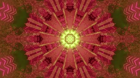 Tunnel motion Abstract background  Royal multicolor backdrop pattern Stock Footage 340186454