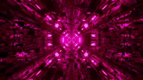 Tunnel motion Abstract background  Royal multicolor backdrop pattern Stock Footage 340186715