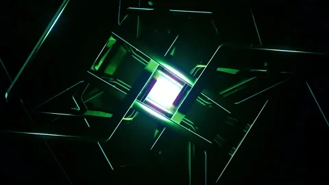 Tunnel motion Abstract background  Royal multicolor backdrop pattern Stock Footage 340186988