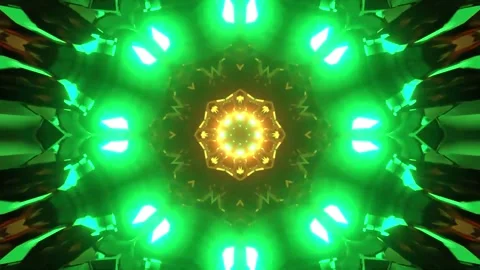Tunnel motion Abstract background  Royal multicolor backdrop pattern Stock Footage 340186993