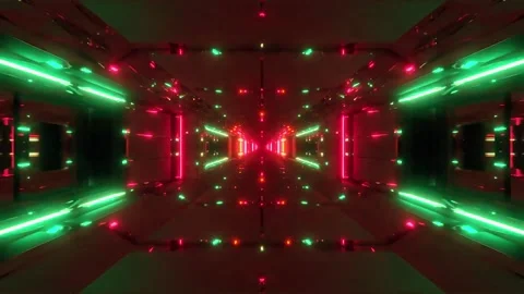 Tunnel motion Abstract background  Royal multicolor backdrop pattern Stock Footage 340187357