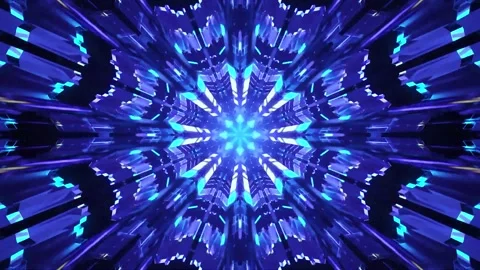 Tunnel motion Abstract background  Royal multicolor backdrop pattern Stock Footage 340204770