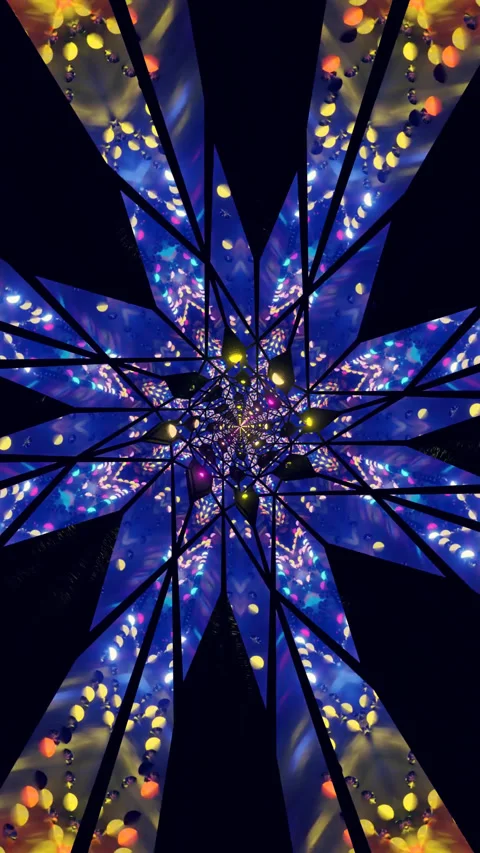 Tunnel motion background with vibrant colors and seamless loop for screensa.. Stock Footage 322769684