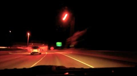 Tunnel night Stock Footage 7908611