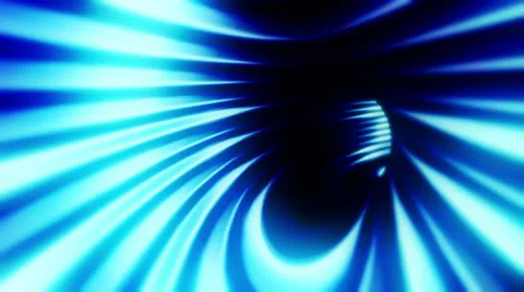 Tunnel Only Blue Video stock 23458846