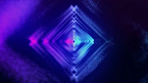 Tunnel from particles Stock-Footage 110550601