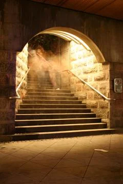 Tunnel path motion Stock Photos