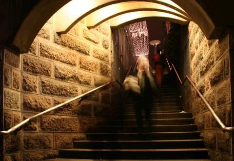 Tunnel path motion Stock Photos