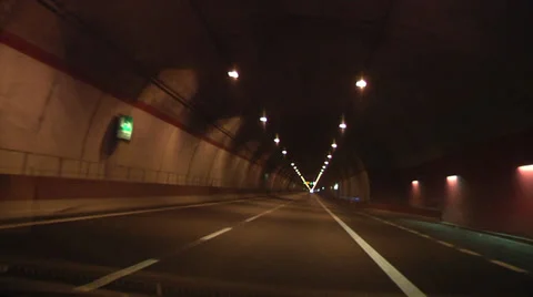 Tunnel, POV, Stock Footage 32195482