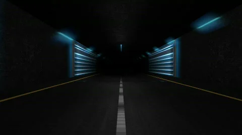 Tunnel race Stock Footage 331528